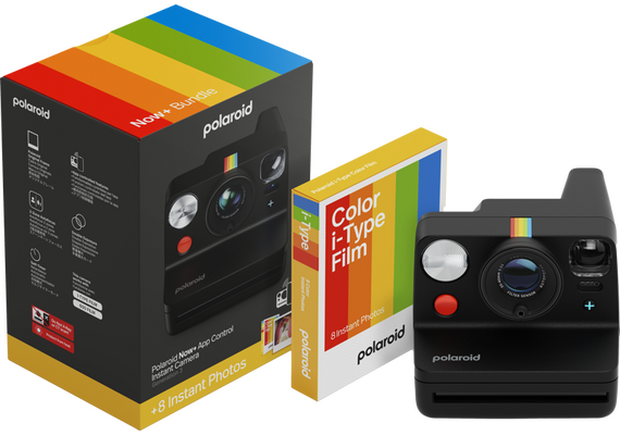 POLAROID Now+ Generation 3 Bundle (8 Fotos) - Preto