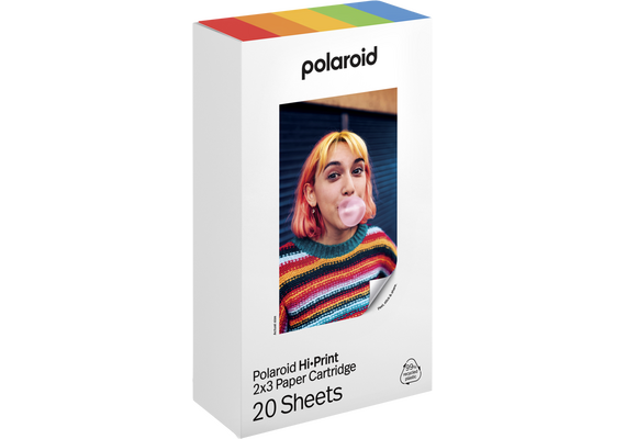 POLAROID Papel Instantâneo Autocolante 2x3 Hi·Print - 20folhas