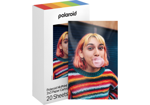 POLAROID Papel Instantâneo Autocolante 2x3 Hi·Print - 20folhas