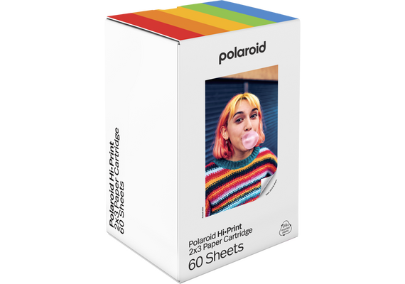 POLAROID Papel Instantâneo Autocolante 2x3 Hi-Print - 60folhas
