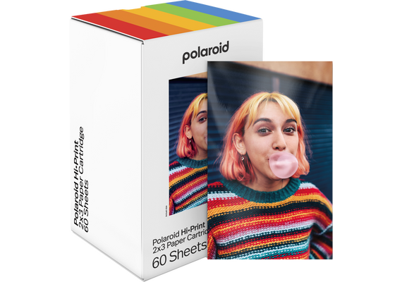 POLAROID Papel Instantâneo Autocolante 2x3 Hi-Print - 60folhas