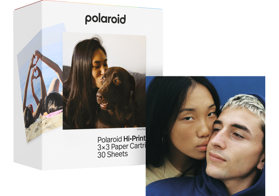 POLAROID Papel Instantâneo 3×3 Hi-Print - 30folhas