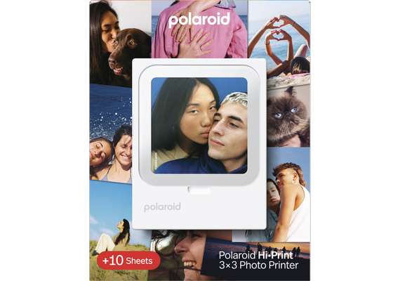 POLAROID Impressora Hi·Print 3x3 Bundle (10 fotos)