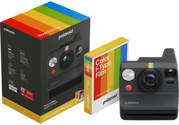 POLAROID Now Generation 3 Bundle (8 fotos) - Preto