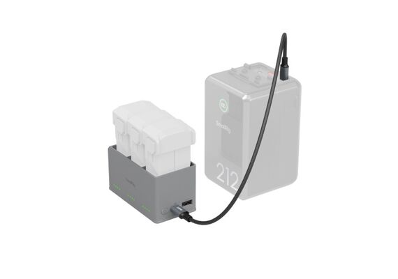 SMALLRIG 6502 Hub de Carregamento para Baterias DJI Mini 3/4/5 Pro 100W