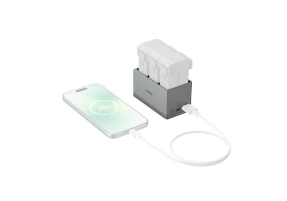 SMALLRIG 6502 Hub de Carregamento para Baterias DJI Mini 3/4/5 Pro 100W