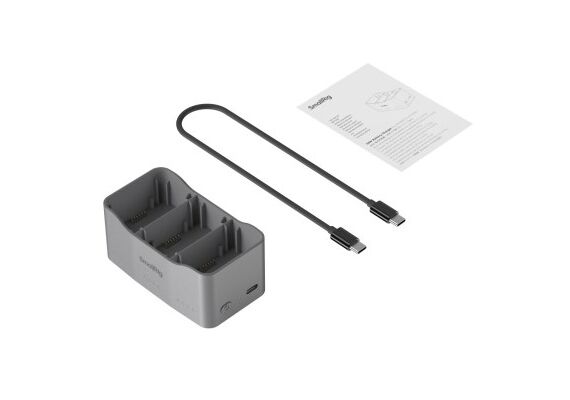SMALLRIG 6501 Hub de Carregamento para Baterias DJI Mini 3/4/5 Pro 65W