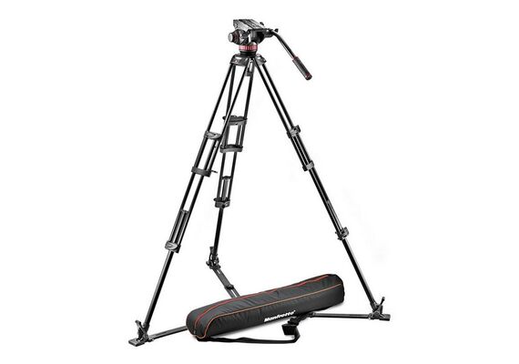 MANFROTTO Sistema de Vídeo Fluido Profissional MVH502A,546GB-1