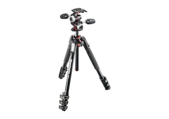 MANFROTTO Tripé de Alumínio MK190XPRO4 + Cabeça MHXPRO-3W