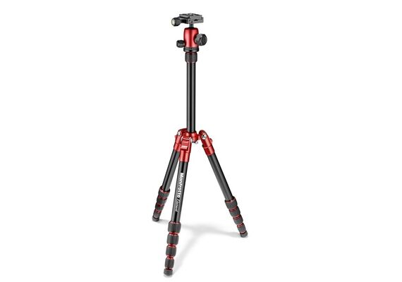 MANFROTTO Tripé de Alumínio com Cabeça de Bola Element Traveller SMALL - Vermelho
