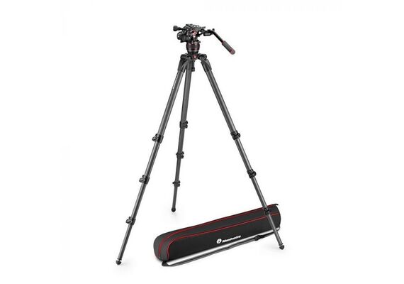 MANFROTTO MVK608CTALL Tripé de Video Carbono 536 + Cabeça de Vídeo Nitrotech 608