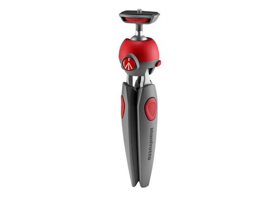MANFROTTO Mini Tripé/Punho com Cabeça de Bola PIXI EVO - Vermelho