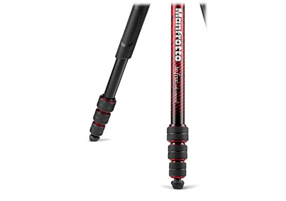 MANFROTTO Tripé de Alúminio BEFREE Advanced TwistLock com Cabeça de Bola - Vermelho
