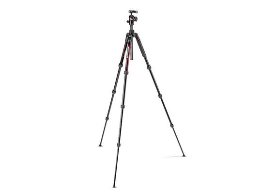 MANFROTTO Tripé de Alúminio BEFREE Advanced TwistLock com Cabeça de Bola - Vermelho