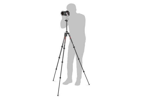 MANFROTTO Tripé de Carbono Twist Befree Advanced com Cabeça de Bola MKBFRTC4-BH (Preto)