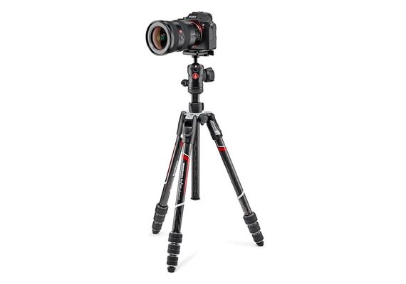 MANFROTTO Tripé de Carbono Twist Befree Advanced com Cabeça de Bola MKBFRTC4-BH (Preto)