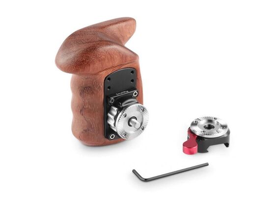 SMALLRIG 2117 Punho de Madeira Lateral Direito com NATO Mount