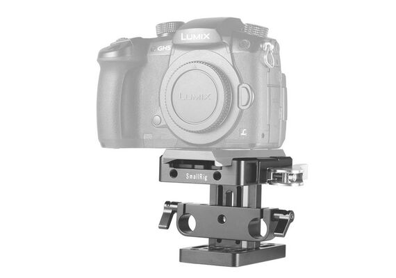 SMALLRIG 2039 Base de Sapata (Manfrotto) com Suporte de Tubos de 15mm