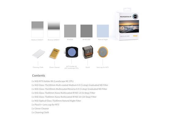 NISI M75 75mm Professional Kit com Enhanced Landscape CPL