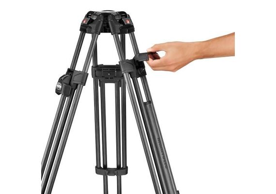 MANFROTTO Tripé de Carbono 645 Fast Twin Leg + Cabeça de Vídeo 509HD
