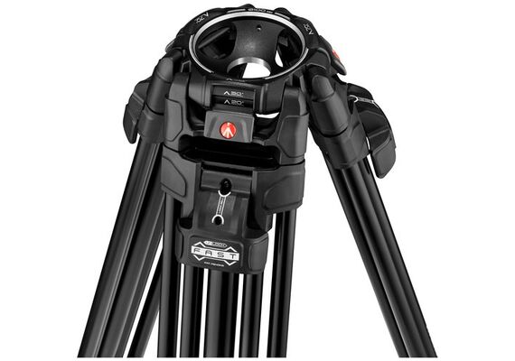 MANFROTTO Tripé de Alumínio 645 Fast Twin Leg + Cabeça de Video Fluída Nitrotech 608