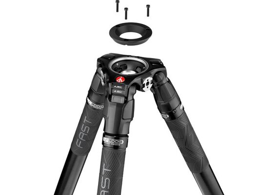 MANFROTTO Tripé de Carbono 635 Fast Single + Cabeça de Video Fluída Nitrotech 612