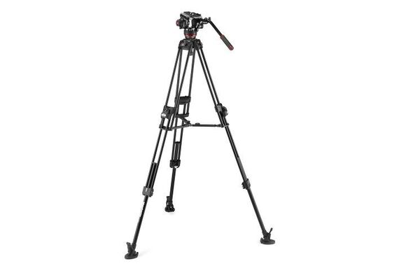 MANFROTTO MVK504XTWINFA Tripé de Alumínio 645 Fast Twin Leg + Cabeça de Video Fluída 504X