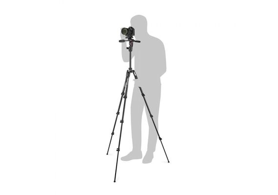 MANFROTTO Tripé de Alúminio MKBFRLA4BK-3W Befree Advanced com Cabeça Fluida 3 Vias