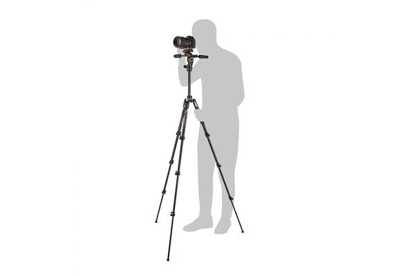 MANFROTTO Tripé de Alúminio MKBFRLA-3W Befree Advanced com Cabeça Fluida 3 Vias para Sony Alpha
