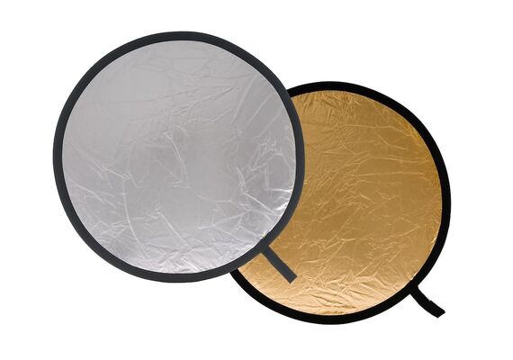 MANFROTTO Refletor Redondo Dobrável Prateado/Dourado 95cm