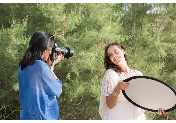 MANFROTTO Refletor Redondo Dobrável Branco/Prateado 50cm
