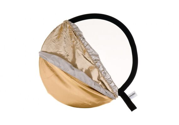 MANFROTTO Bottletop Difusor + Capas Refletoras Branco/Dourado e Branco/Dourado Suave 95cm