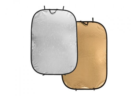 MANFROTTO Refletor Retangular Dobrável Prateado Dourado 180x120cm