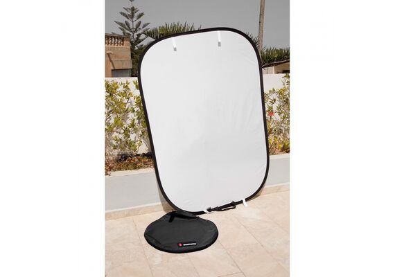 MANFROTTO Refletor Retangular Dobrável Branco/Prateado Suave 180x120cm