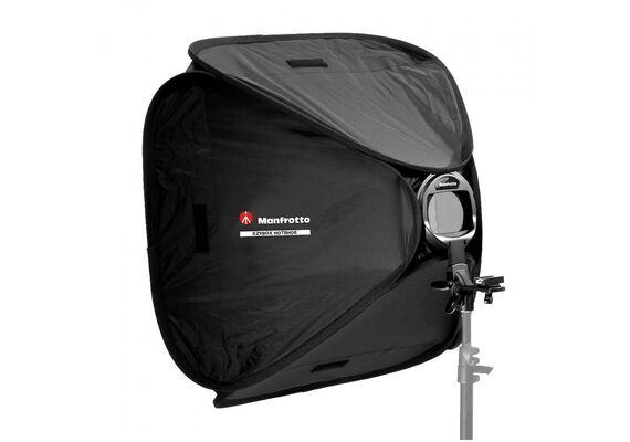 MANFROTTO SoftBox Quadrada Para Flash Compacto + Suporte EzyBox 76x76cm
