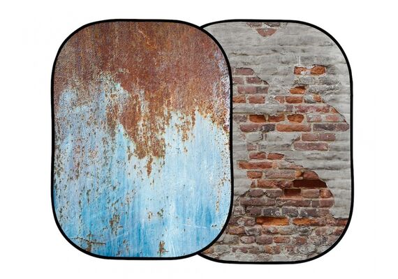 MANFROTTO Urban Fundo de Tecido Dobrável Rusty Metal/Plaster Wall 150x210cm