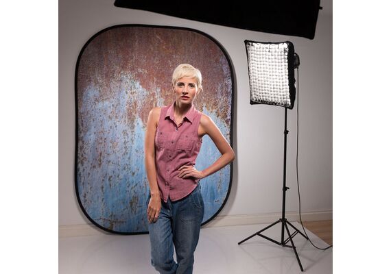MANFROTTO Urban Fundo de Tecido Dobrável Rusty Metal/Plaster Wall 150x210cm
