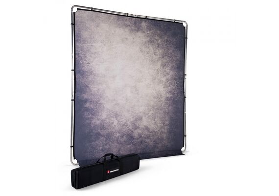 MANFROTTO EzyFrame Vintage Fundo de Tecido Com Suporte Smoke 200x230cm