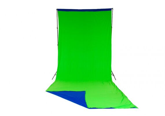 MANFROTTO Fundo de Tecido Reversível Verde/Azul Chromakey 3x7m