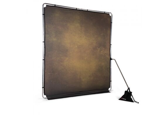 MANFROTTO EzyFrame Vintage Fundo de Tecido c/ Suporte Tobacco 200x230cm