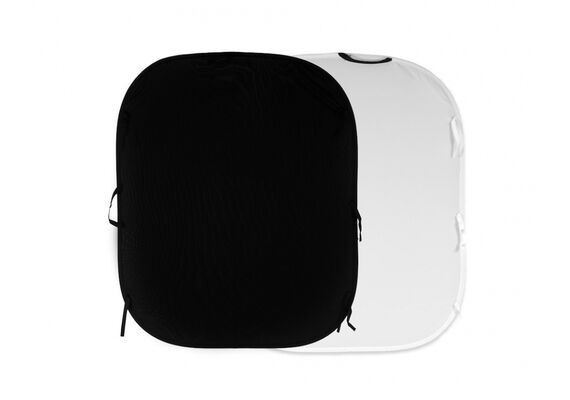 MANFROTTO Fundo de Tecido Dobrável Liso Preto/Branco 180x275cm