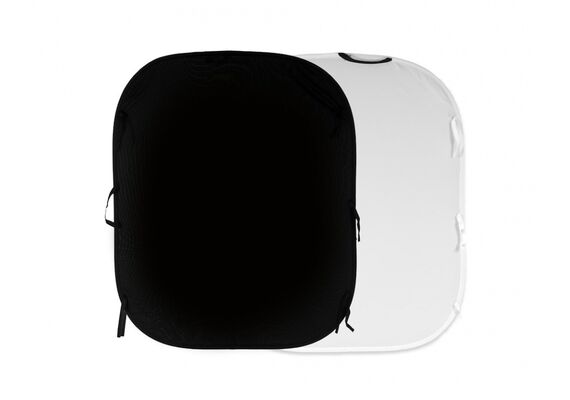 MANFROTTO Fundo de Tecido Dobrável Liso Preto/Branco 150x180cm