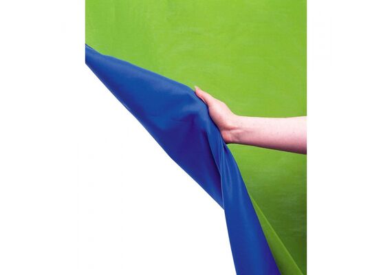 MANFROTTO Fundo de Tecido Reversível Verde/Azul Chromakey 3x3.5m