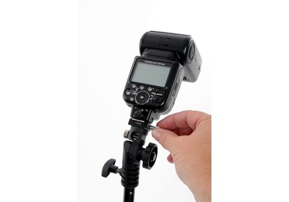 MANFROTTO Mini Cabeça c/ Adaptador de Sombrinha p/ Flash Compacto