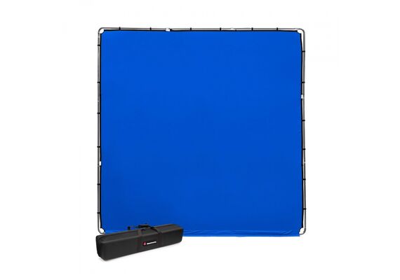 MANFROTTO Kit StudioLink Fundo Tecido Chroma Key Blue - 300x300cm