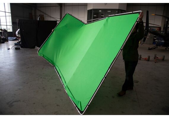 MANFROTTO Kit Fundo de Tecido Panorâmico Chroma Key Green - 230x400cm