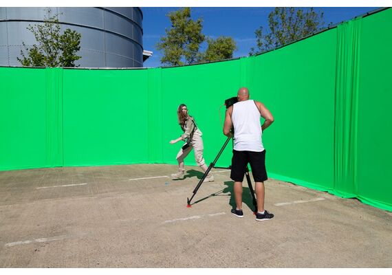 MANFROTTO Kit StudioLink Fundo Tecido Chroma Key Green - 300x300cm