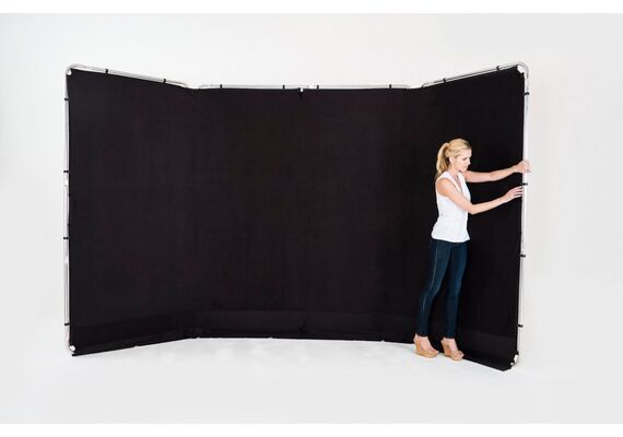 MANFROTTO Kit Fundo de Tecido Panorâmico Black - 230x400cm